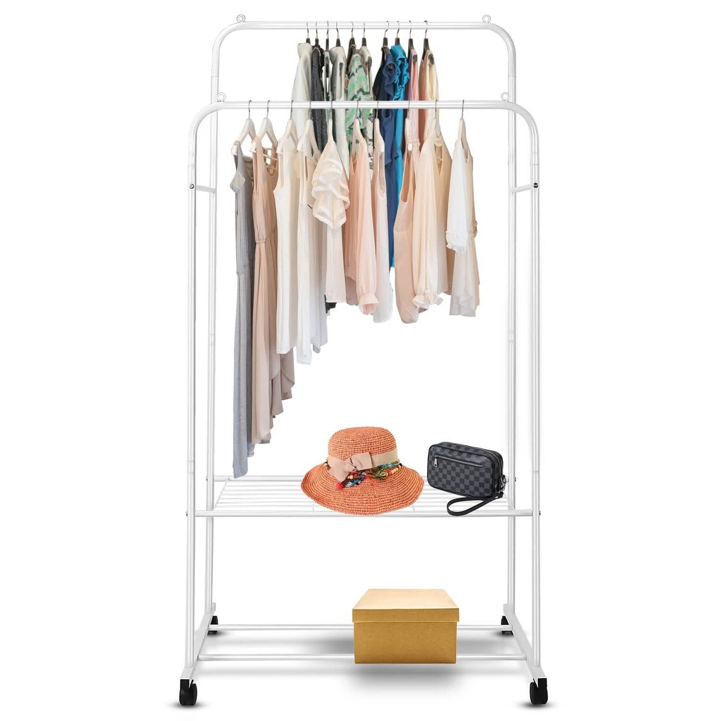Garment Hanging Rack Clothing Rail Organizer DailySale