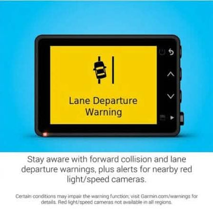 Garmin Dash Cam 57 1440p 140-degree FOV Voice Control Compact and Discreet DailySale