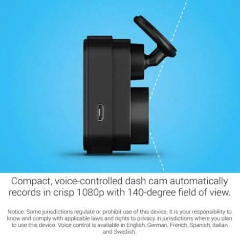 Garmin Dash Cam Camera Mini 2 DailySale