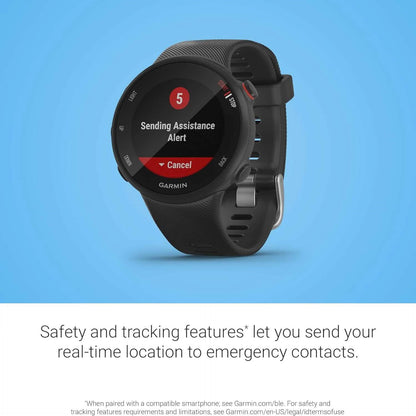 Garmin Forerunner 45S, 39mm Easy-to-use GPS Running Watch with Coach Free Training Plan Support  (Refurbished) DailySale