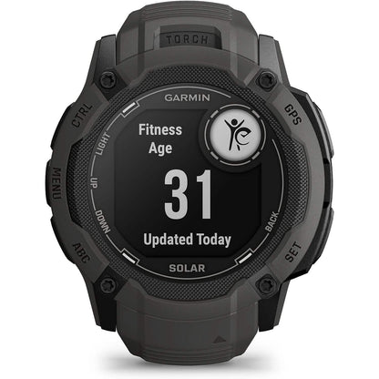 Garmin Instinct 2X Solar Rugged GPS Smartwatch  (Refurbished) DailySale