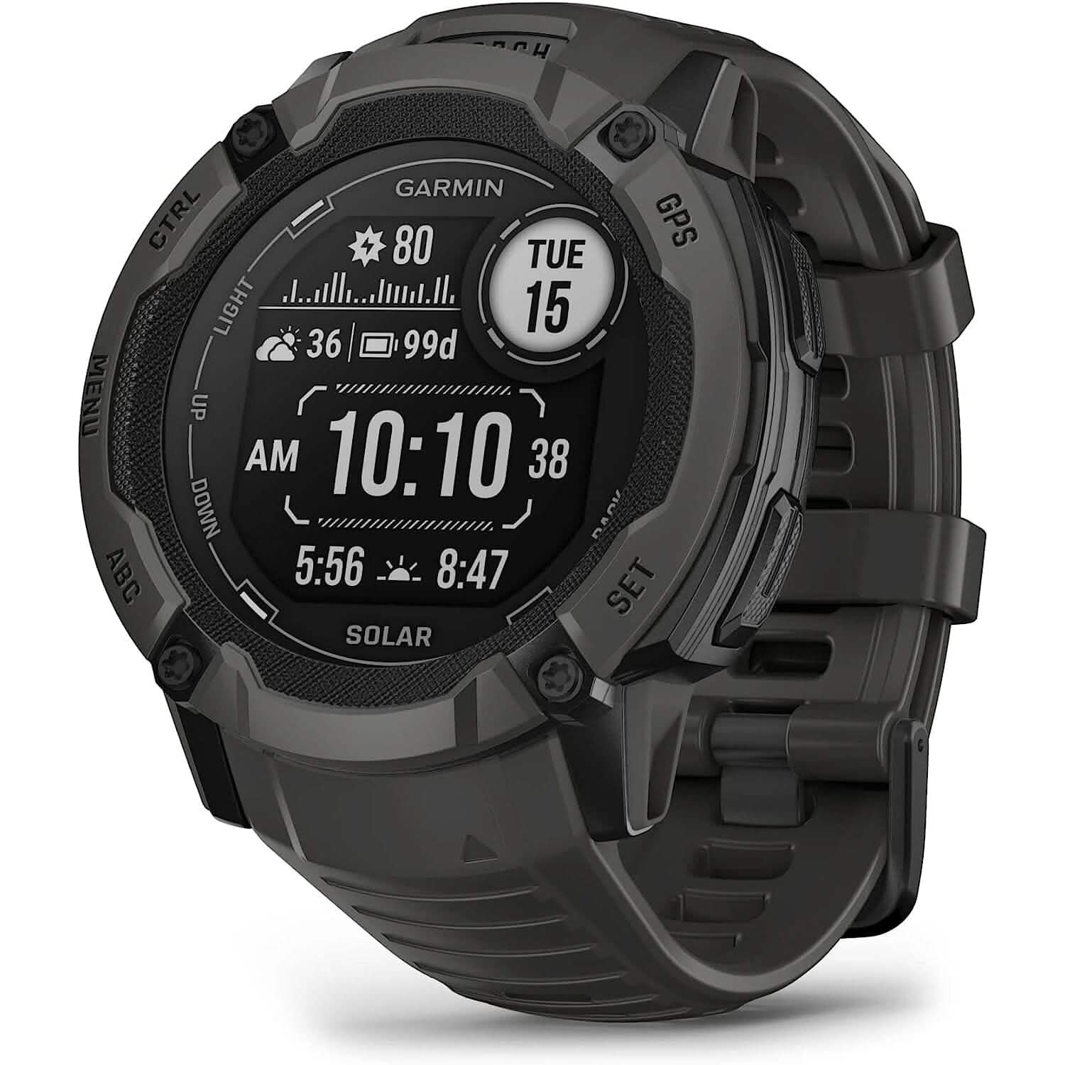 Garmin Instinct 2X Solar Rugged GPS Smartwatch  (Refurbished) DailySale