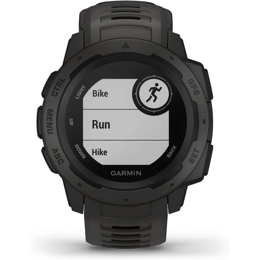 Garmin Instinct, Rugged Outdoor Watch with GPS  (Refurbished) DailySale
