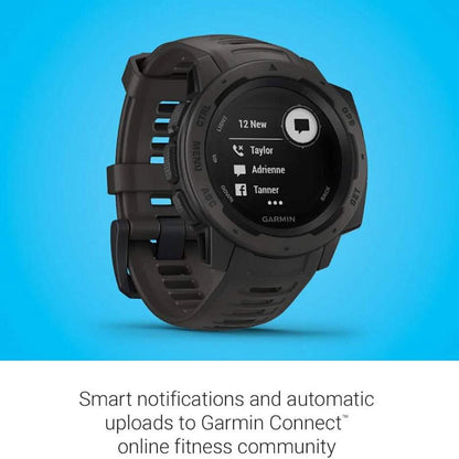 Garmin Instinct, Rugged Outdoor Watch with GPS  (Refurbished) DailySale