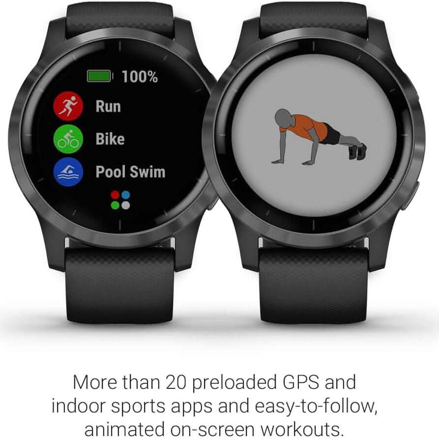 Garmin Vivoactive 4 GPS Smartwatch  (Refurbished) DailySale