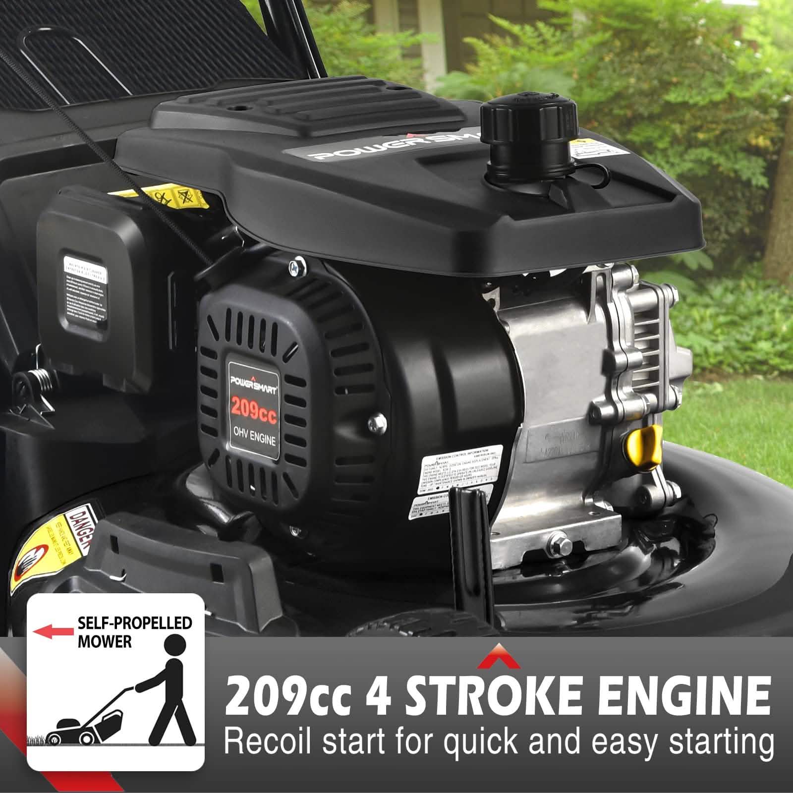 Gas Powered Self-Propelled Lawn Mower DailySale
