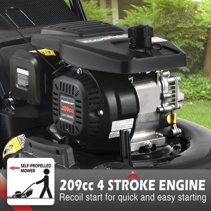 Gas Powered Self-Propelled Lawn Mower DailySale