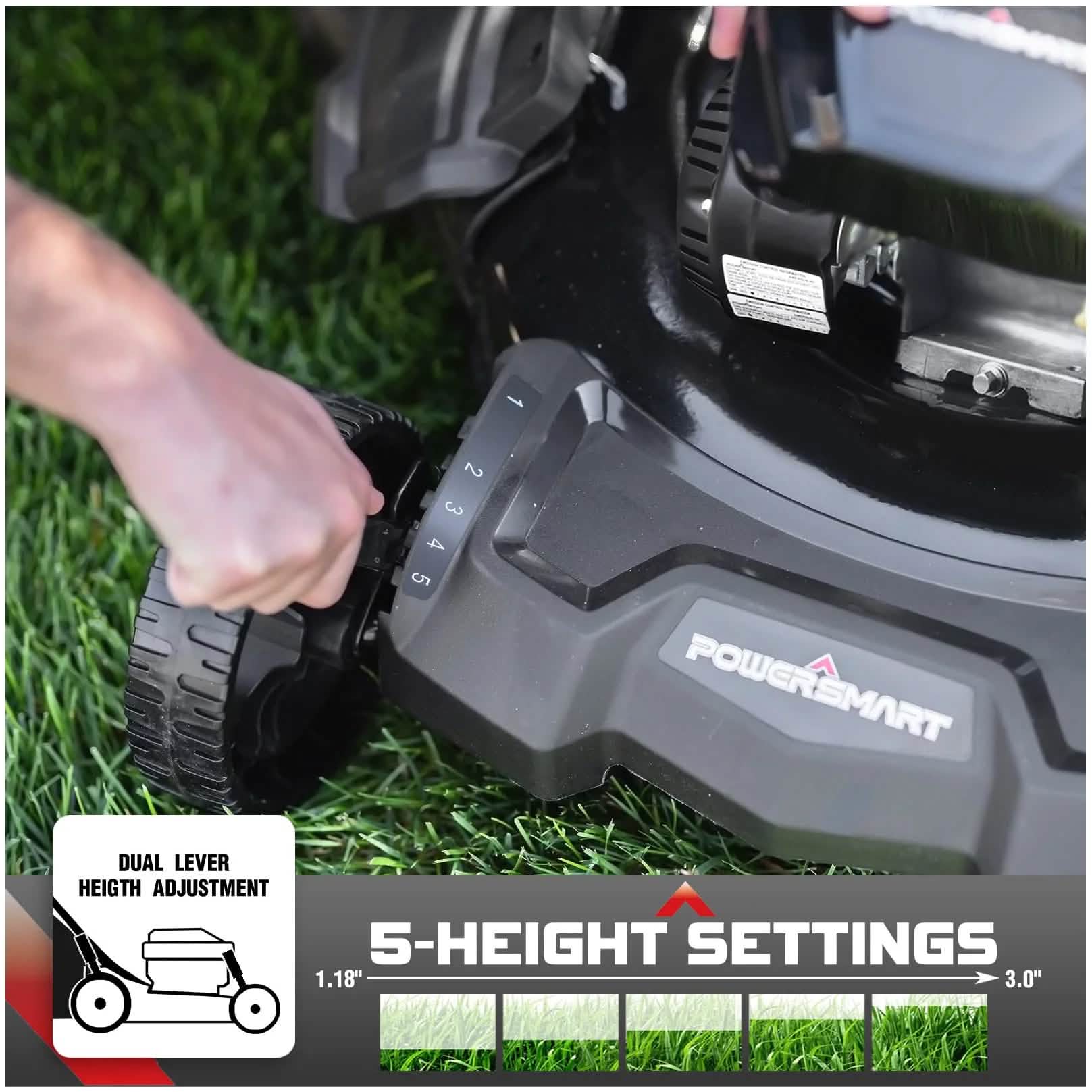 Gas Powered Self-Propelled Lawn Mower DailySale