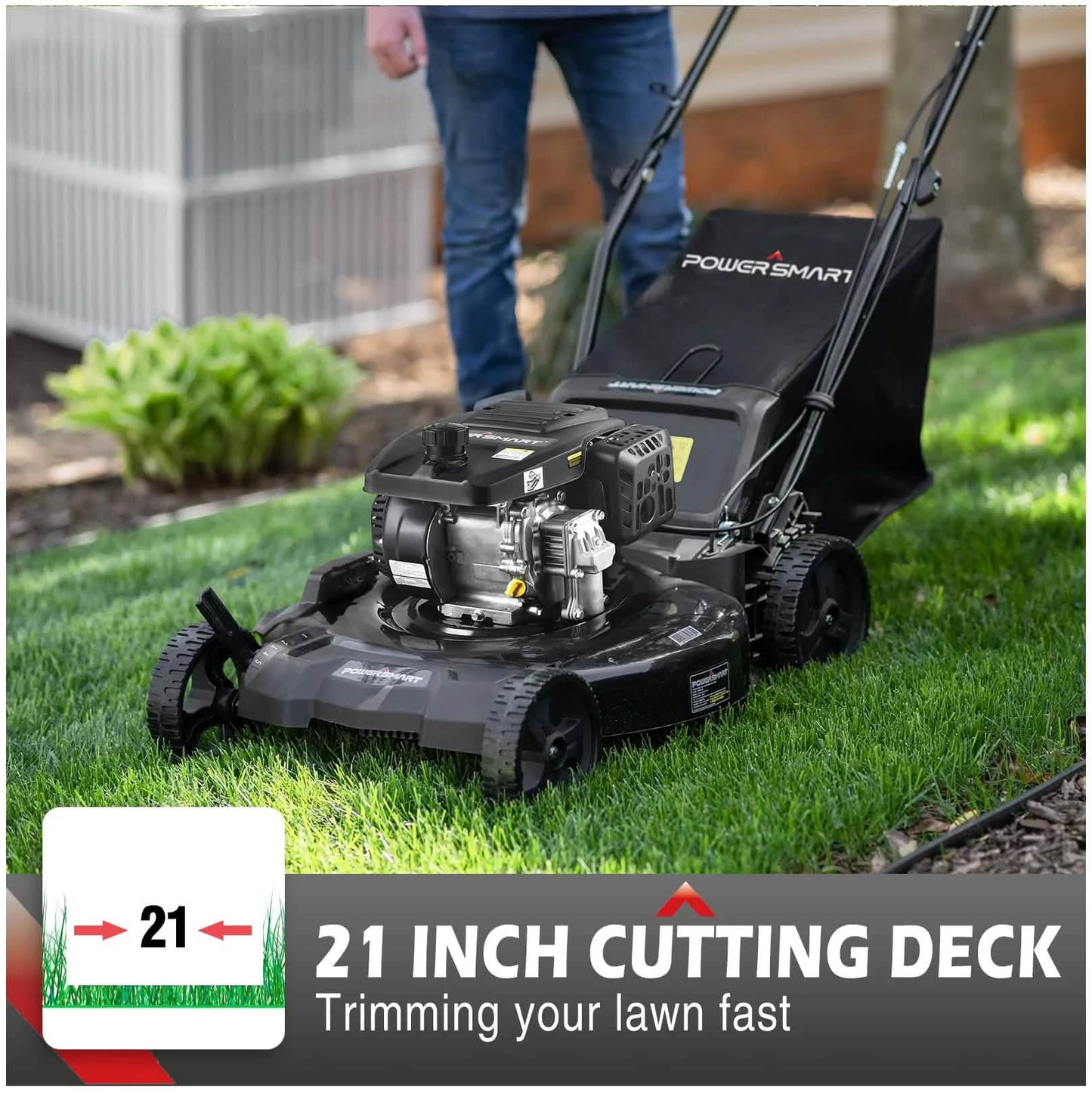 Gas Powered Self-Propelled Lawn Mower DailySale