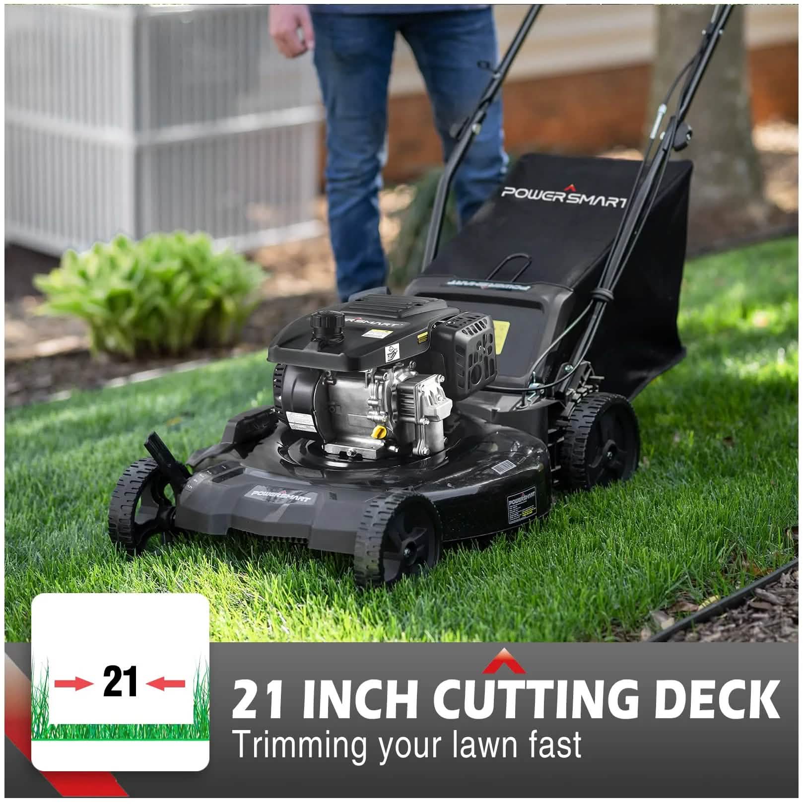 Gas Powered Self-Propelled Lawn Mower DailySale