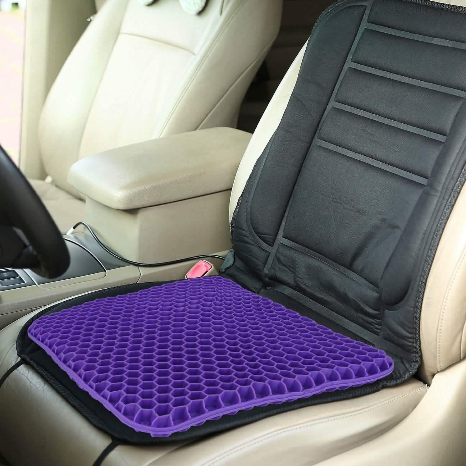 Gel Seat Cushion Non-Slip Breathable Honeycomb Sitting Cushion Pressure Pad DailySale