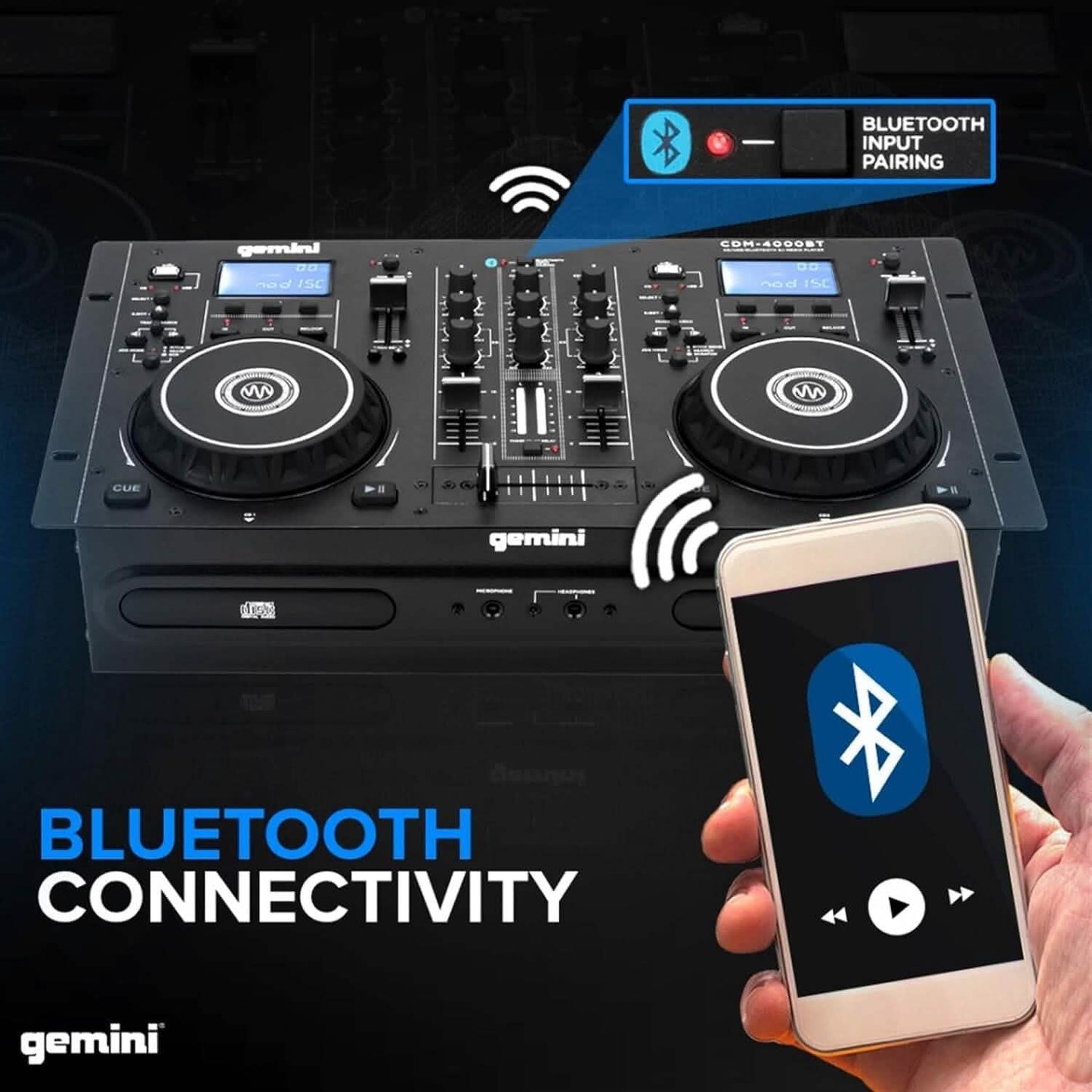 Gemini Sound CDM-4000BT DJ Mixer (Refurbished) DailySale
