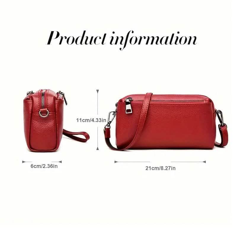 Genuine Leather Crossbody Bag Shoulder Small Square Bag DailySale