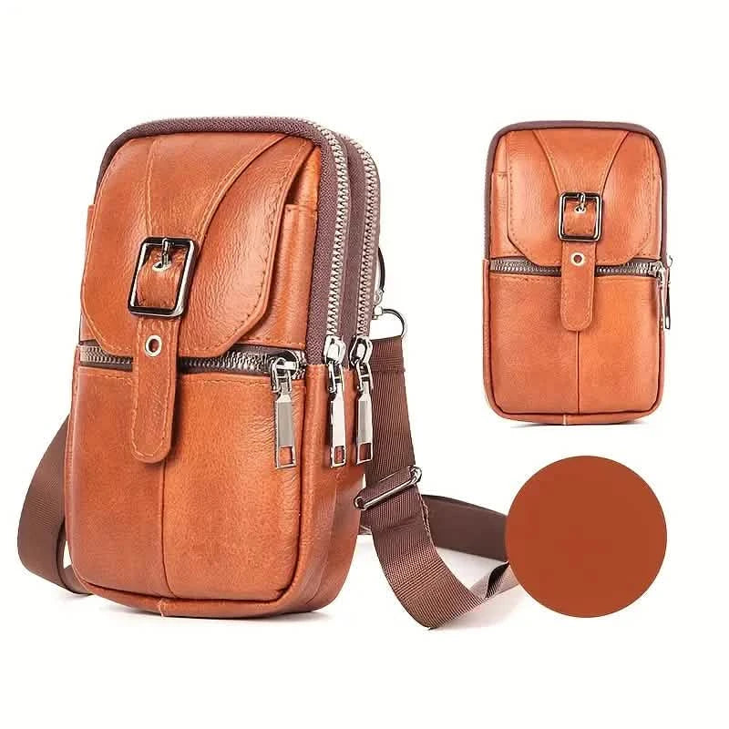Genuine Leather Multifunctional Cell Phone Bag DailySale