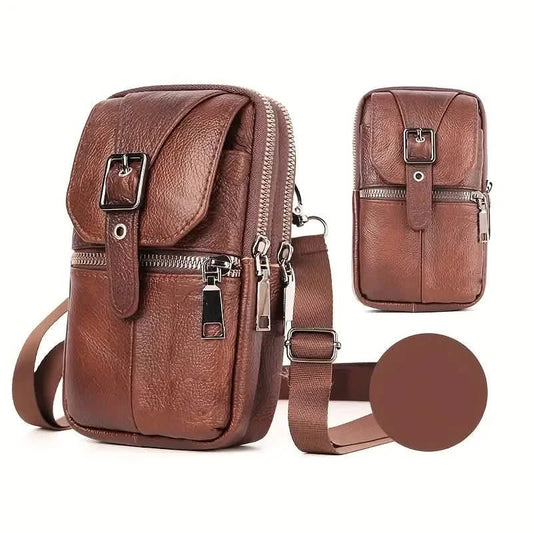 Genuine Leather Multifunctional Cell Phone Bag DailySale