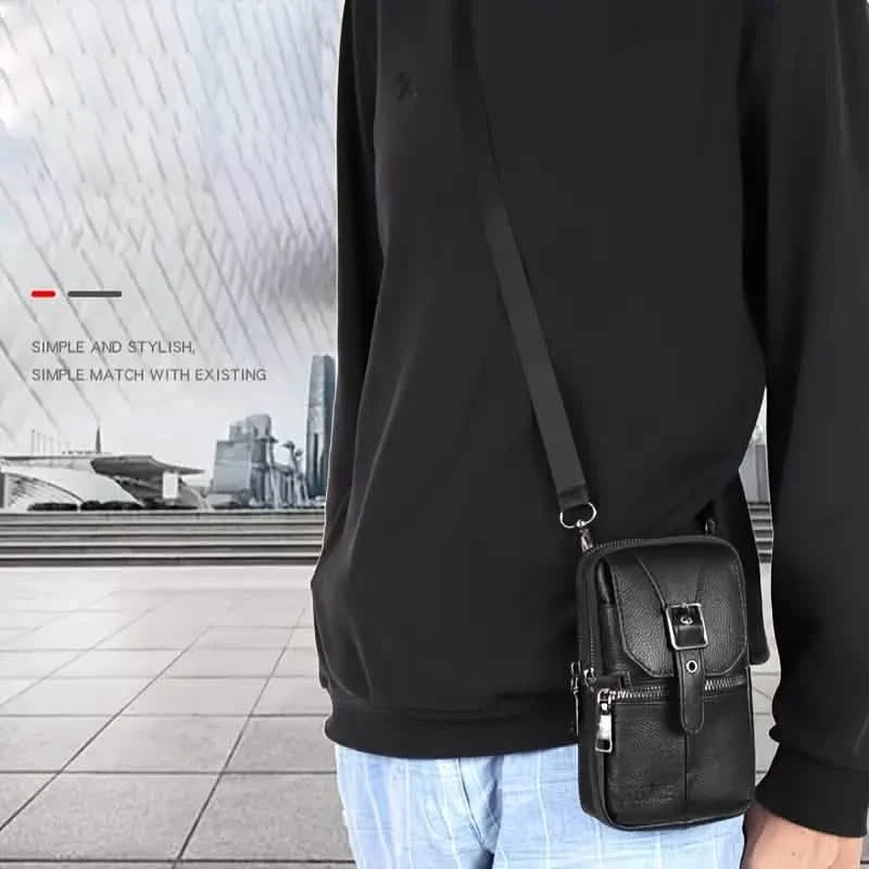 Genuine Leather Multifunctional Cell Phone Bag DailySale