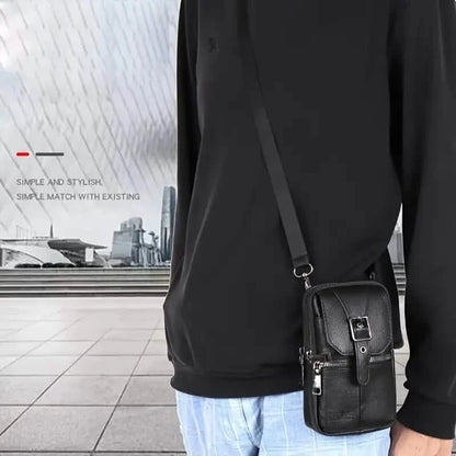 Genuine Leather Multifunctional Cell Phone Bag DailySale