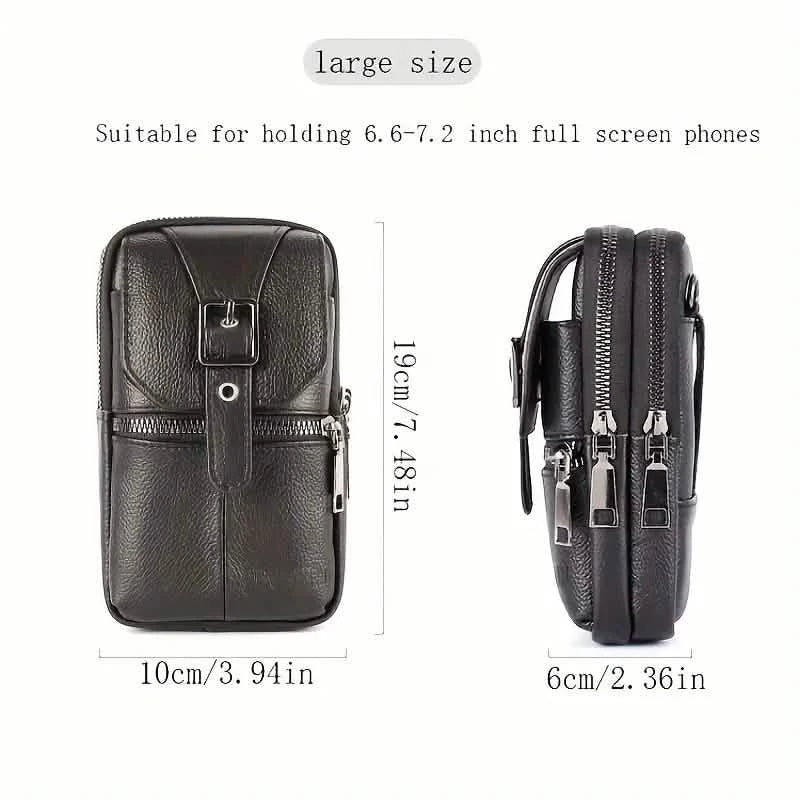 Genuine Leather Multifunctional Cell Phone Bag DailySale