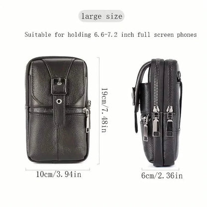 Genuine Leather Multifunctional Cell Phone Bag DailySale