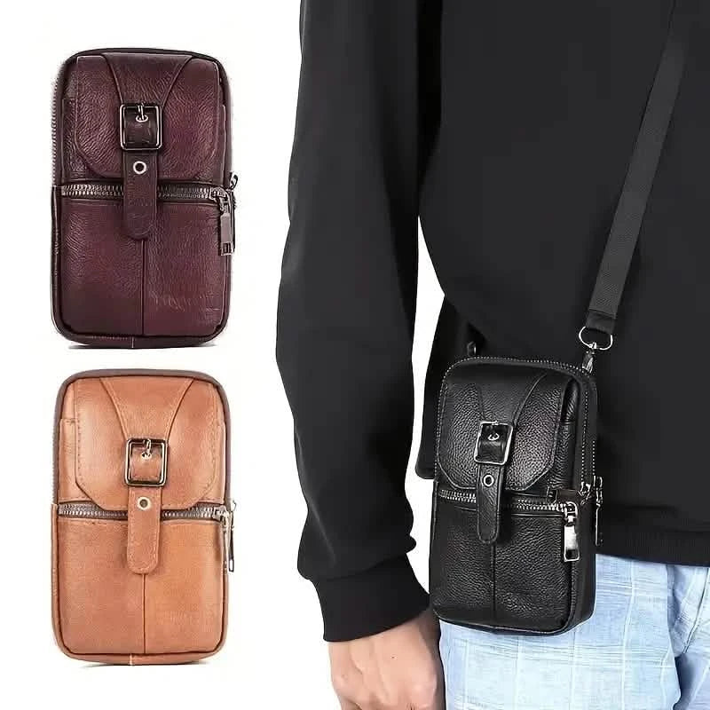 Genuine Leather Multifunctional Cell Phone Bag DailySale
