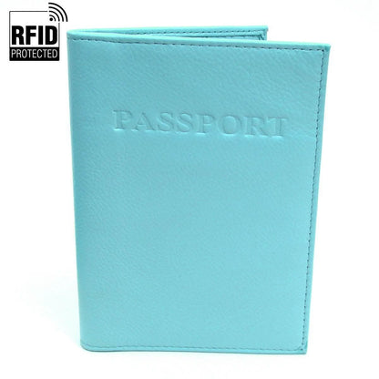 Genuine Leather RFID Passport Holder DailySale