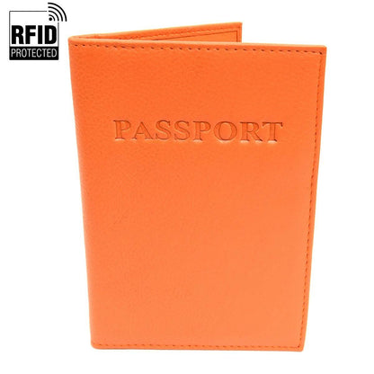 Genuine Leather RFID Passport Holder DailySale