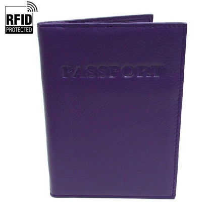 Genuine Leather RFID Passport Holder DailySale
