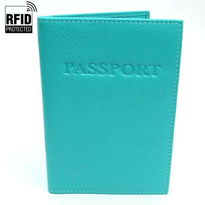 Genuine Leather RFID Passport Holder DailySale