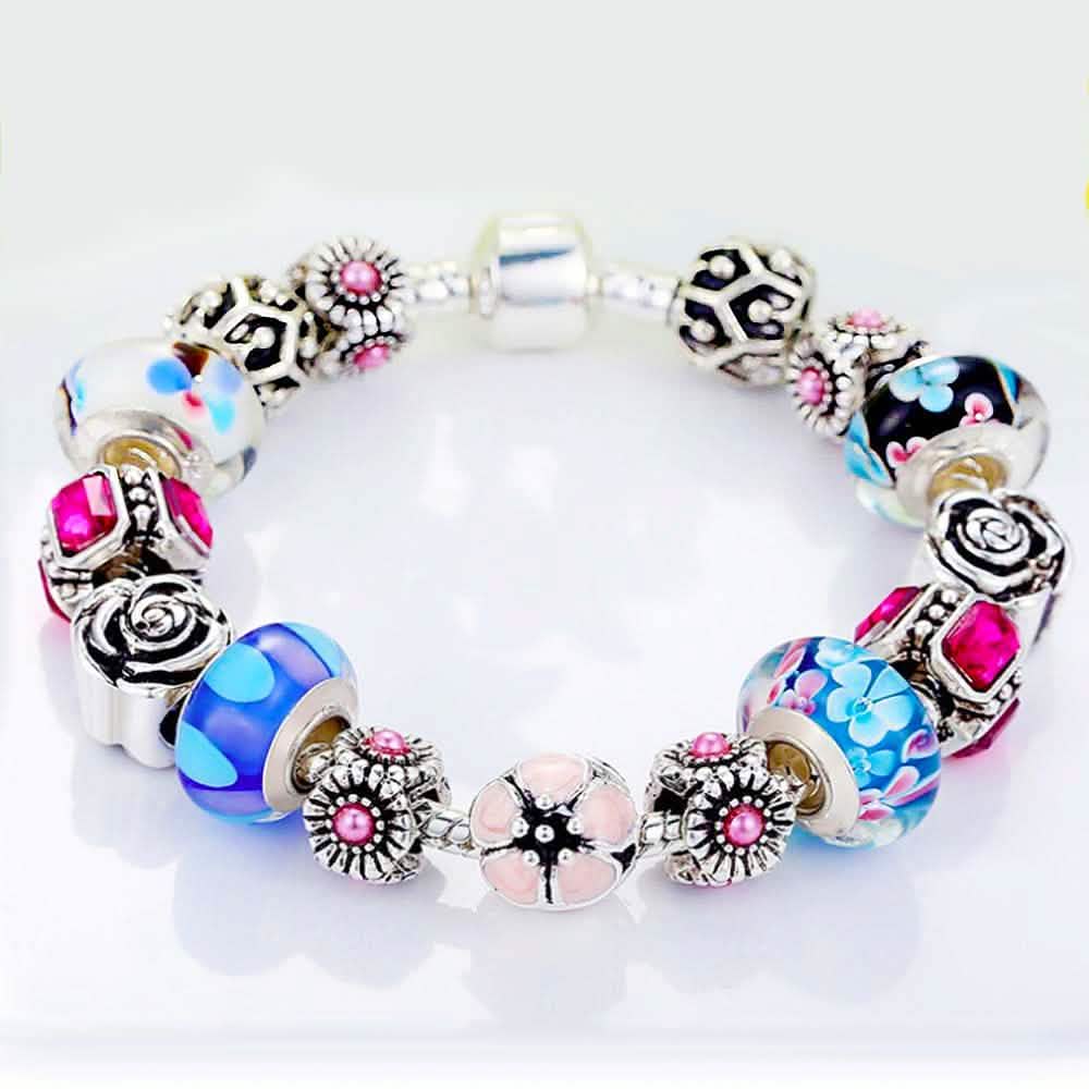 Genuine Murano Glass and Crystal Bracelet DailySale