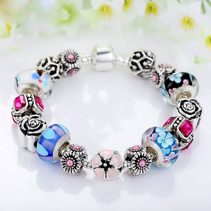 Genuine Murano Glass and Crystal Bracelet DailySale