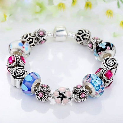Genuine Murano Glass and Crystal Bracelet DailySale