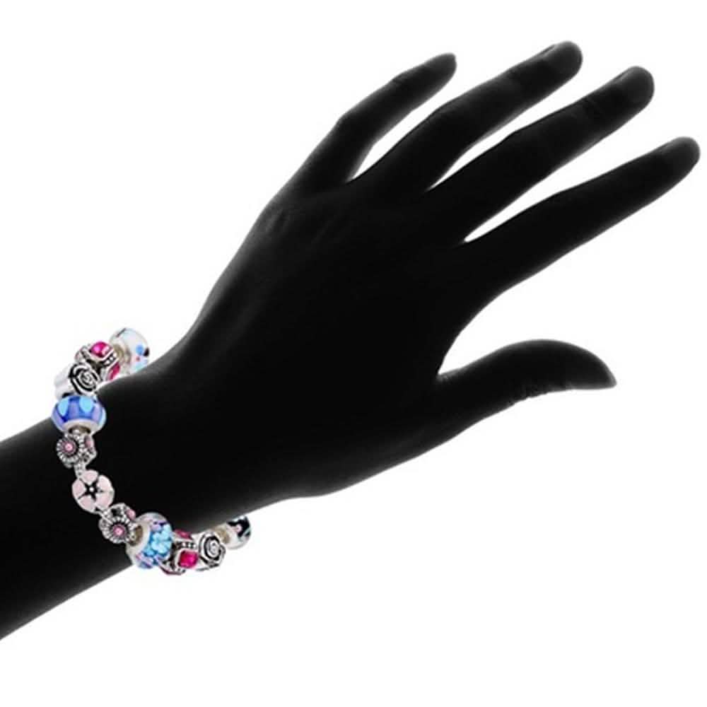Genuine Murano Glass and Crystal Bracelet DailySale