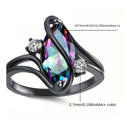 Geometric Zircon Women's Ring DailySale