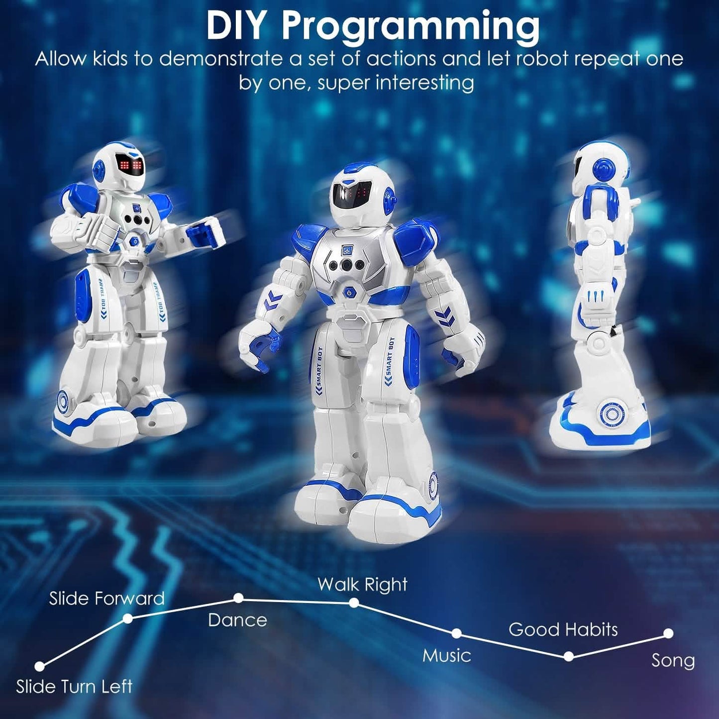 Gesture Sensing Intelligent Remote Control Robot DailySale