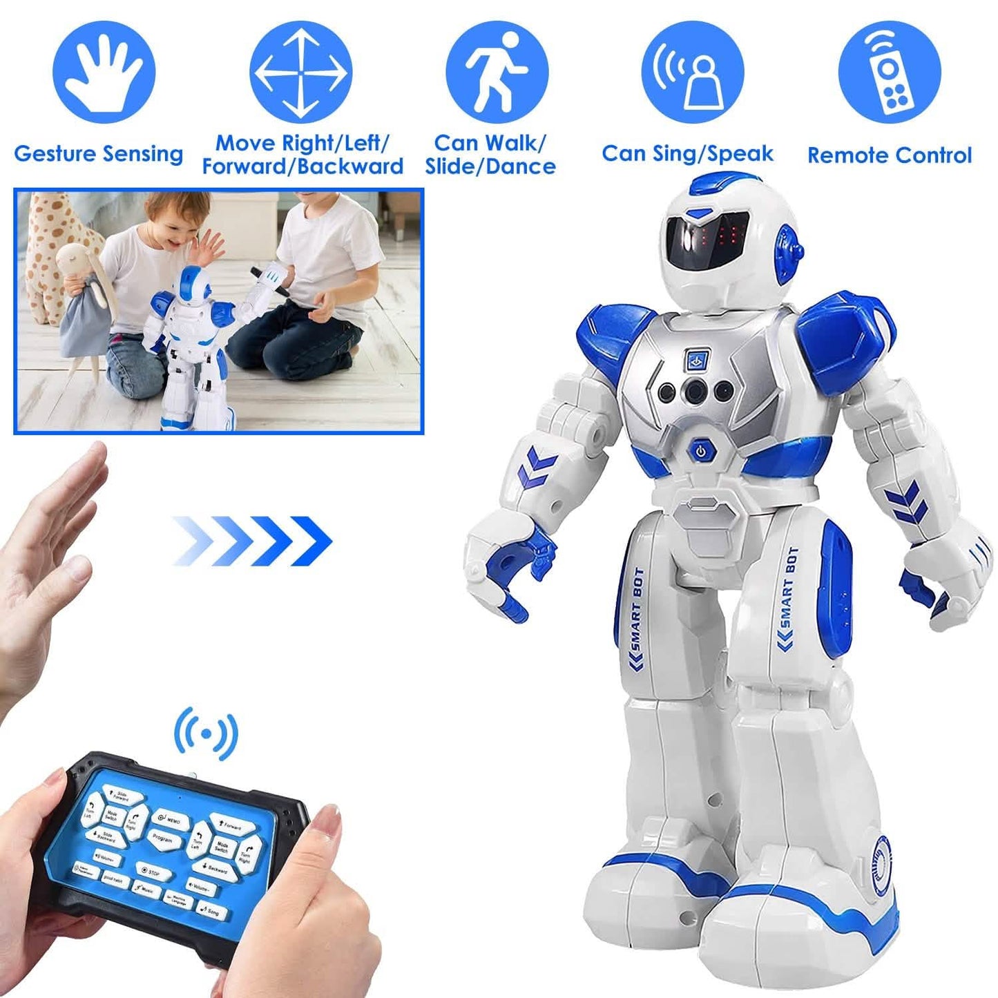Gesture Sensing Intelligent Remote Control Robot DailySale
