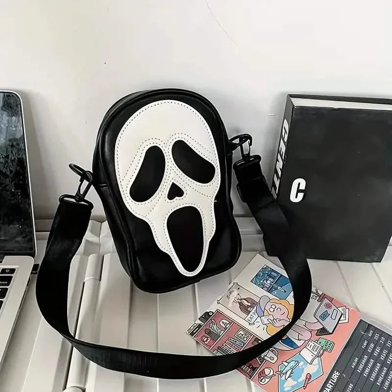 Ghost Skull Pattern Shoulder Bag DailySale