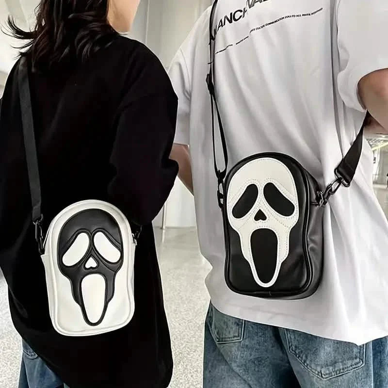 Ghost Skull Pattern Shoulder Bag DailySale