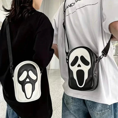 Ghost Skull Pattern Shoulder Bag DailySale