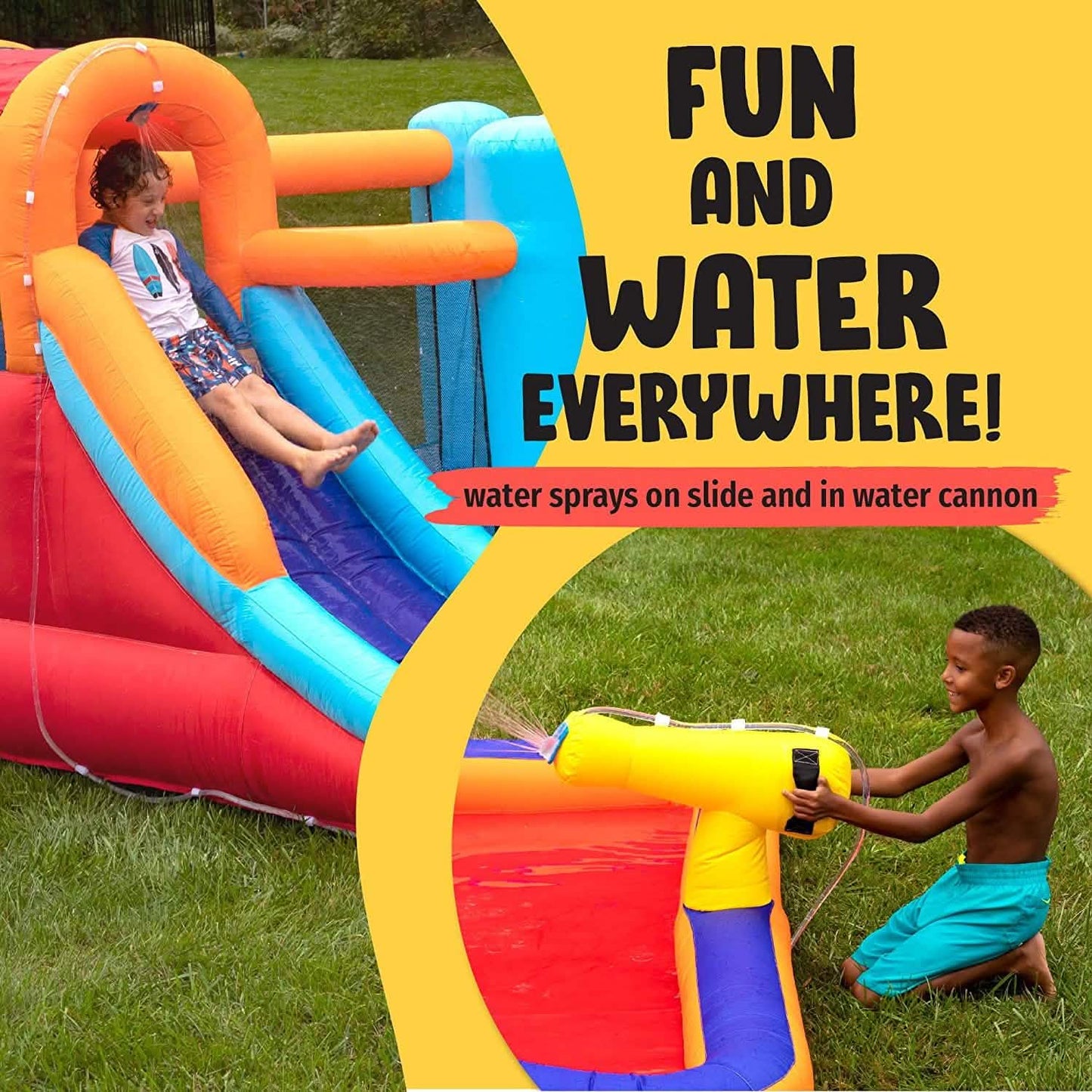 Giant Bounce House Water Slide with Pool Area DailySale