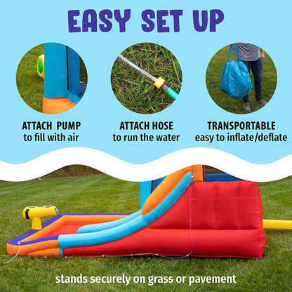 Giant Bounce House Water Slide with Pool Area DailySale