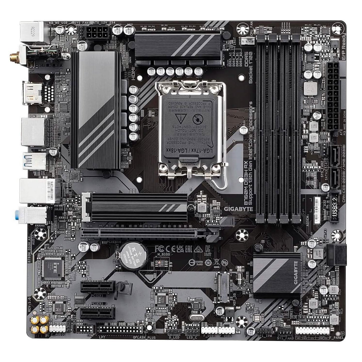 GIGABYTE B760M DS3H AX Motherboard  (Refurbished) DailySale