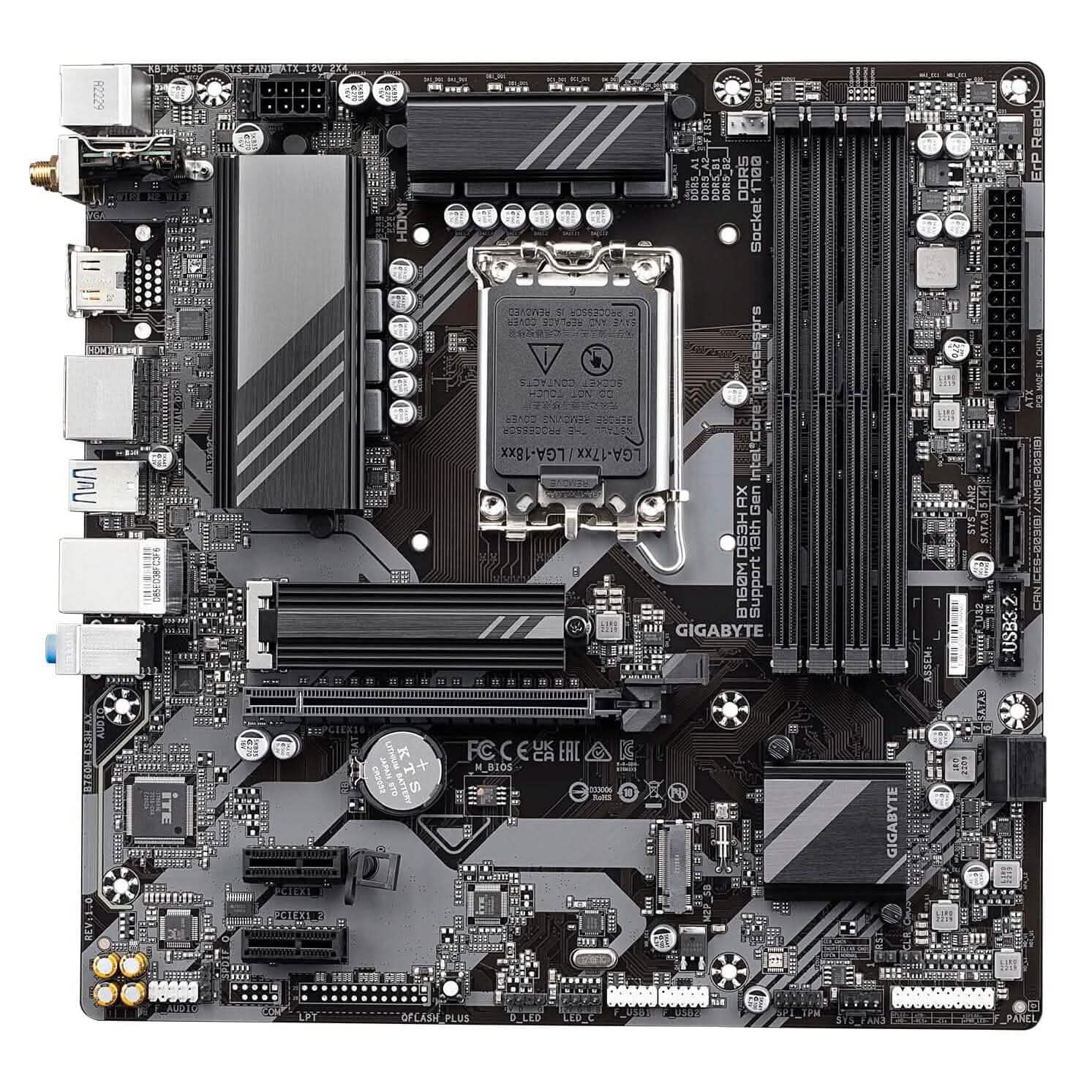 GIGABYTE B760M DS3H AX Motherboard  (Refurbished) DailySale