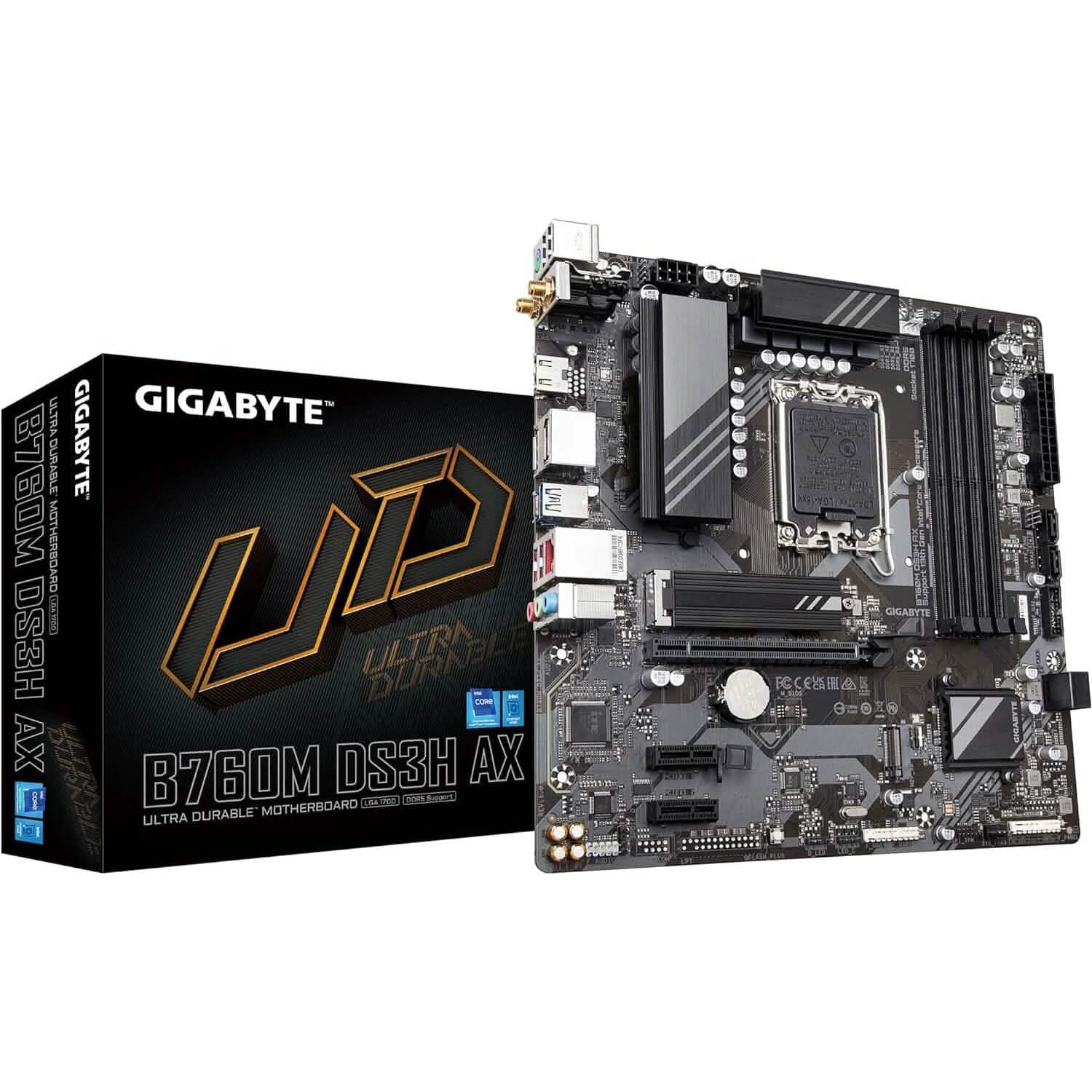 GIGABYTE B760M DS3H AX Motherboard  (Refurbished) DailySale