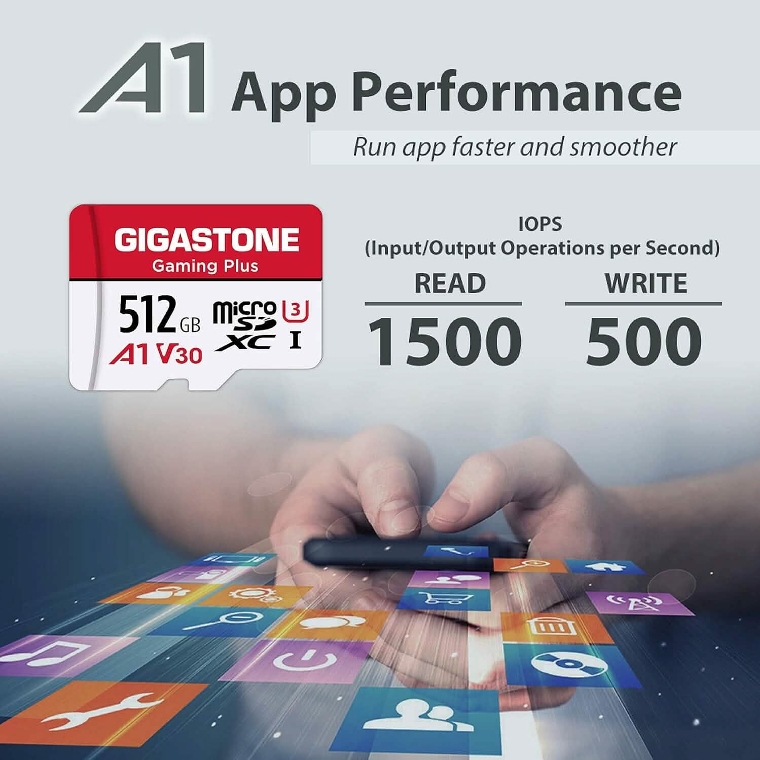 Gigastone 512GB MicroSDXC Memory Card with Adapter  (Refurbished) DailySale