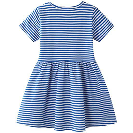 Girl's Cotton Casual Striped Jersey Dress DailySale
