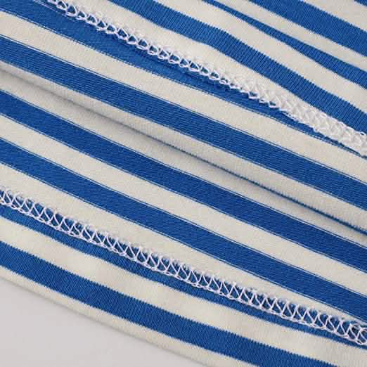Girl's Cotton Casual Striped Jersey Dress DailySale