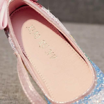 Girls' Glitters PU Sequined Jeweled Flat Shoes DailySale