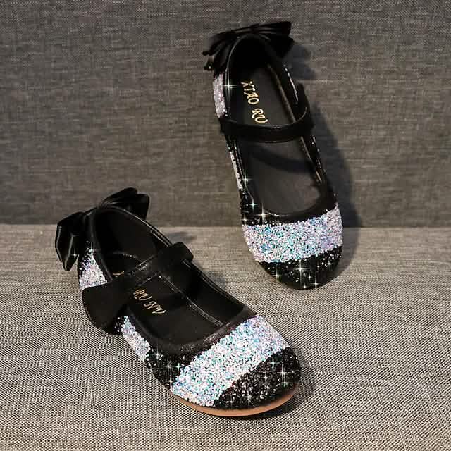 Girls' Glitters PU Sequined Jeweled Flat Shoes DailySale