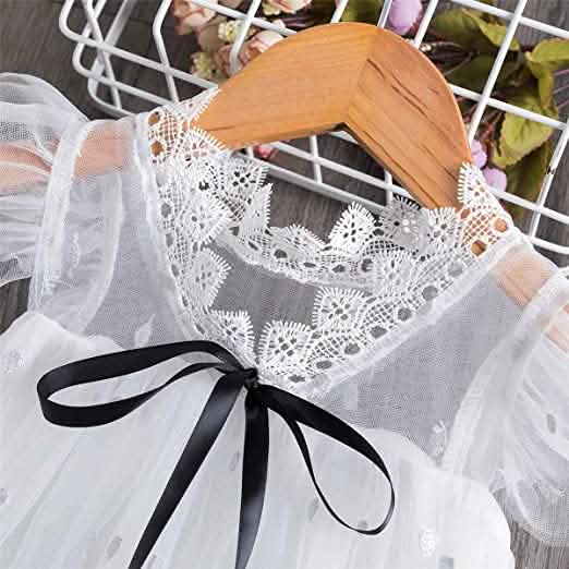 Girl's Wedding Lace Tulle Vintage Dress DailySale