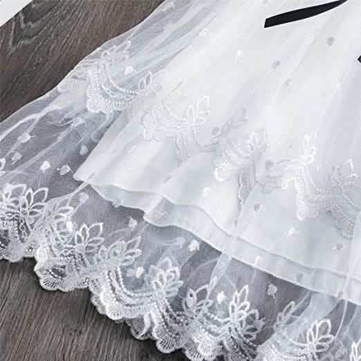 Girl's Wedding Lace Tulle Vintage Dress DailySale